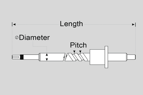 BALLSCREW, 32-12-800.1 BALLSCREW, 32-12-800.1