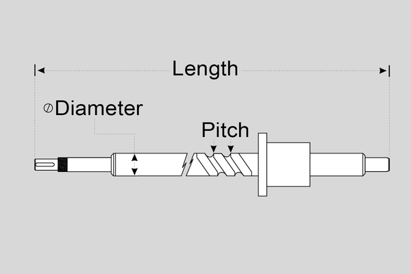 BALLSCREW, 40-10-1705-22 REVERSED ANCHOR BALLSCREW, 40-10-1705-22 REVERSED ANCHOR