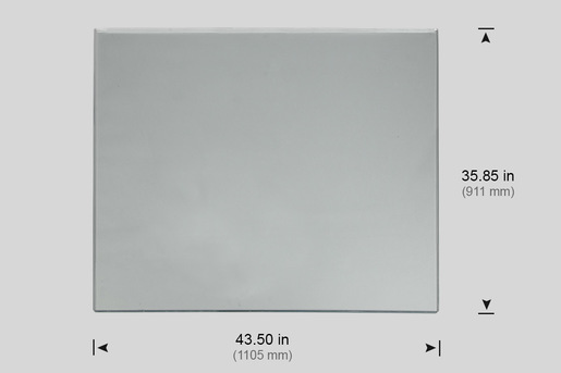 WINDOW, POLYCARBONATE 43.5" X 35.85" (VF-7, VF-9)