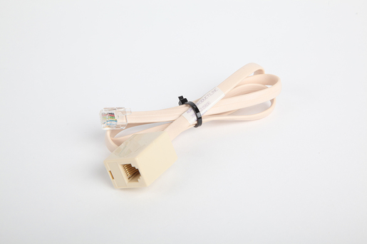 CABLE, RJ12 EXT CORD 2'ST 6-6 1ML PLUG TO 1FM