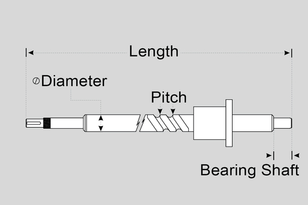 BALLSCREW, 32-6-1373.6 - 1.350" BALLSCREW, 32-6-1373.6 - 1.350"