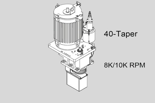 GEARBOX, 40T 8/10K 16DP65T - 10HP (VMC)